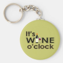 Time for Wine. Keychain