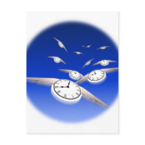 Time in Flight Post Card