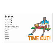 Time Out Business Card Template