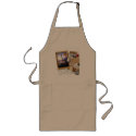 "Time" Scrapbook/Collage aprons