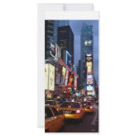 Time Square Taxis rack cards