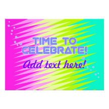 Time To Celebrate - Party Invitation