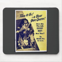 Time To Go & Beat Our Quota Mousepads
