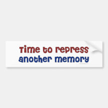 Time To Repress Bumper Sticker