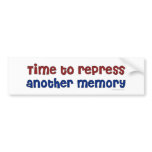 Time To Repress Bumpersticker