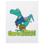 time to retire old working dinosaur flyer design