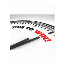Time To Win Post Card
