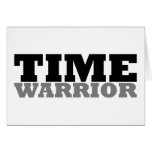 Time Warrior Greeting Card