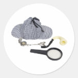 TimeForDetective050110 Round Stickers