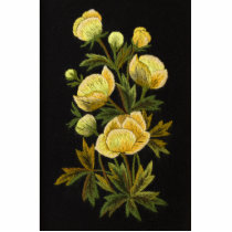 Timeless Globeflower Photo Sculpture