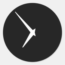 Timepiece by Leslie Peppers Round Sticker