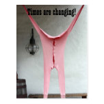 Times are changing post cards