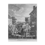 Times of the Day, Evening, 1738 postcards