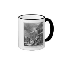Times of the Day, Morning, 1738 Coffee Mugs