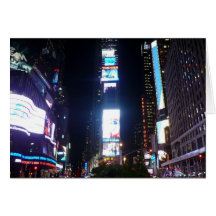 times sqare bright cards