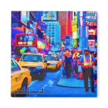 Times Square 2 Pop Refrigerator Magnets
