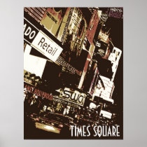 Times Square Artistic Poster
