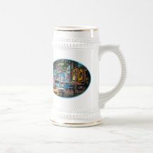 Times Square Billboards Stein Coffee Mug