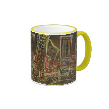 times square cracked mug