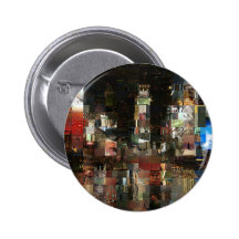 times square mosaic pinback buttons