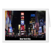Times Square New York City Greeting Card