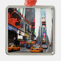 Times Square, New York City, USA Christmas Tree Ornaments