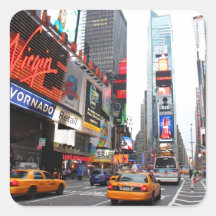 Times Square, New York City, USA Square Sticker