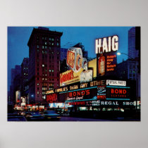 Times Square, New York City Vintage Posters
