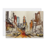 Times Square New York Invitation