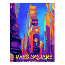TIMES SQUARE Post Card