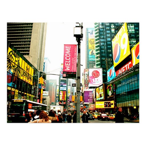 Times Square Postcards