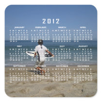 Timing is Everything; 2012 Calendar Square Stickers