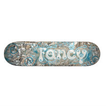 TIN FOIL FANCY SKATE DECK