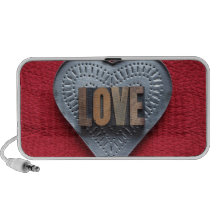 tin heart love speaker