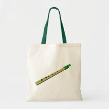 Tin Whistle On A Canvas Crafts and Shopping Bag