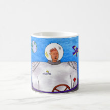 TinCan SpaceMan Coffee Mugs