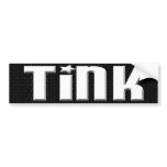 Tink Bumpersticker - Black & White Stars