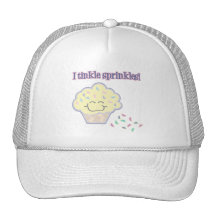tinkle sprinkles funny cupcake mesh hats