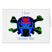 TINMAN BLUE Icon : HappyHolidays Happy Holidays Greeting Card