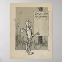 Tinman Copyright 1899 Poster