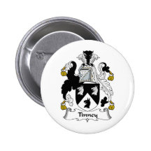 Tinney Family Crest Pinback Button