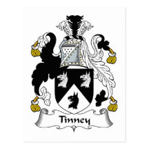 Tinney Family Crest Post Card
