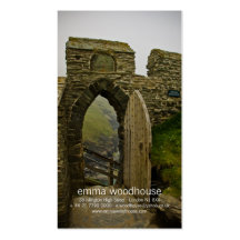 Tintagel Castle Business Card