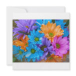 Tinted Daisies invitations