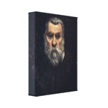 Tintoretto - Self-portrait Stretched Canvas Print