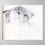Tiny Architecture Drawing posters