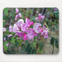Tiny aromatic pink flowers mouse pads