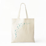 Tiny Blue Seahorses tote bag