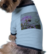 Tiny Bumble Bee Collecting Honey And Pollen From B Pet T-shirt
