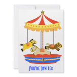 Tiny Carousel invitations